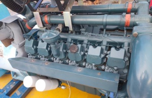 Дизельный генератор Doosan 500 квт наработка 110 моточасов