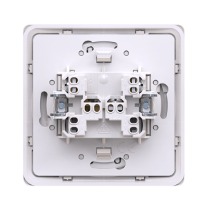 Выключатель скрытой установки CADUCEUS ALING EON двухклавишный, 10АХ, 250В~