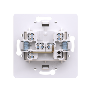 Выключатель скрытой установки CADUCEUS ALING PRESTIGE кнопочный для рольставней/жалюзи, 10А, 250В~, механизм