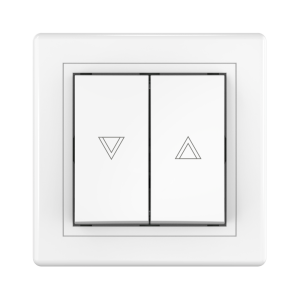 Выключатель скрытой установки CADUCEUS ALING PRESTIGE кнопочный для жалюзи/рольставней, 10А, 250В~