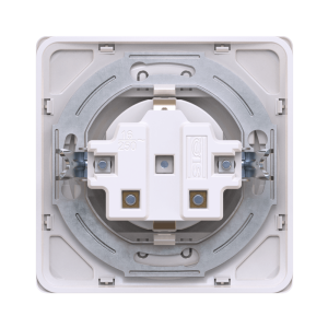 Встраиваемая розетка CADUCEUS ALING EON, с заземлением без шторок, с керамическим основанием, 16А, 250В~
