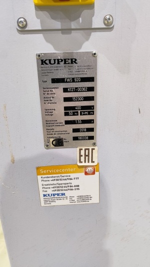 Станок для сшивки шпона Kuper FW920 2018 год