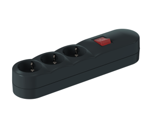 Колодка удлинителя CADUCEUS ALING с выключателем, 3х16А, 250В~
