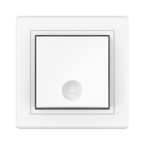 Выключатель скрытой установки CADUCEUS ALING PRESTIGE кнопочный, с символом «Звонок», 10А, 250В~