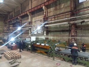 Линия поперечной резки рулонной стали 0,5-3 мм