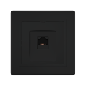 Розетка скрытой установки CADUCEUS ALING PRESTIGE компьютерная с модулем Keystone RJ45 8P8C, cat.6, UTP