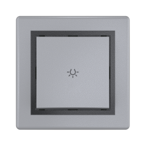 Выключатель скрытой установки CADUCEUS ALING PRESTIGE кнопочный, свет, 10АХ, 250В~