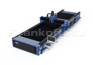 Оптоволоконный лазерный станок по металлу LD-6015S/12000 Raycus