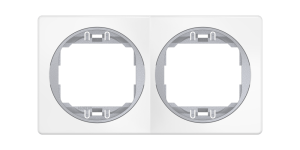Рамка декоративная CADUCEUS ALING EON, двухместная, горизонтальная