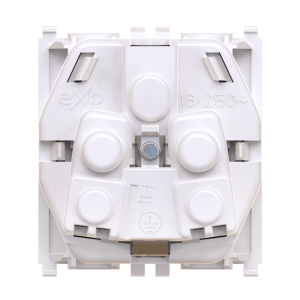 Розетка CADUCEUS ALING EXPERIENCE электрическая, модульная, для скрытой проводки, механизм, 16А, 250 В~