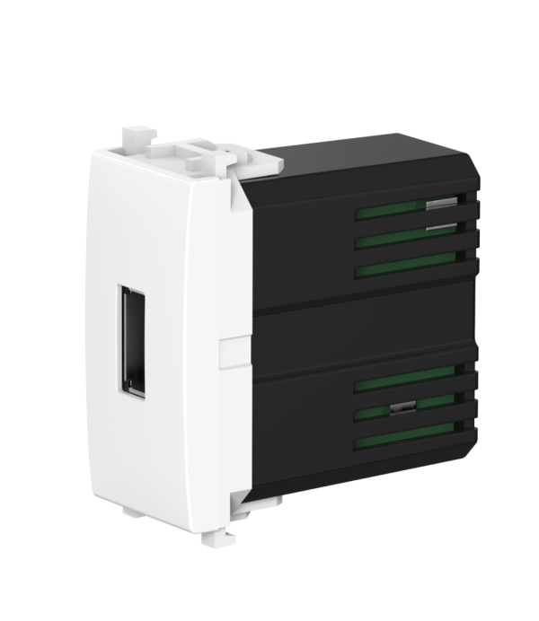 Розетка USB 2.0 тип А CADUCEUS ALING EXPERIENCE для скрытой проводки, для зарядки 1-го устройства