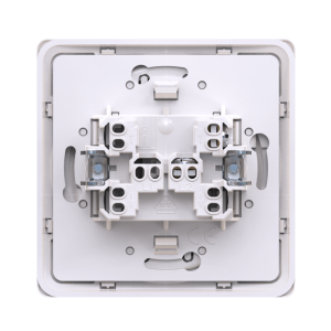 Выключатель скрытой установки CADUCEUS ALING EON, кнопочный, с символом «Свет», с индикацией, 10АХ, 250В~