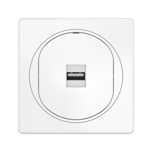 Розетка скрытой установки CADUCEUS ALING EON с модулем Keystone USB 2.0 тип A-A