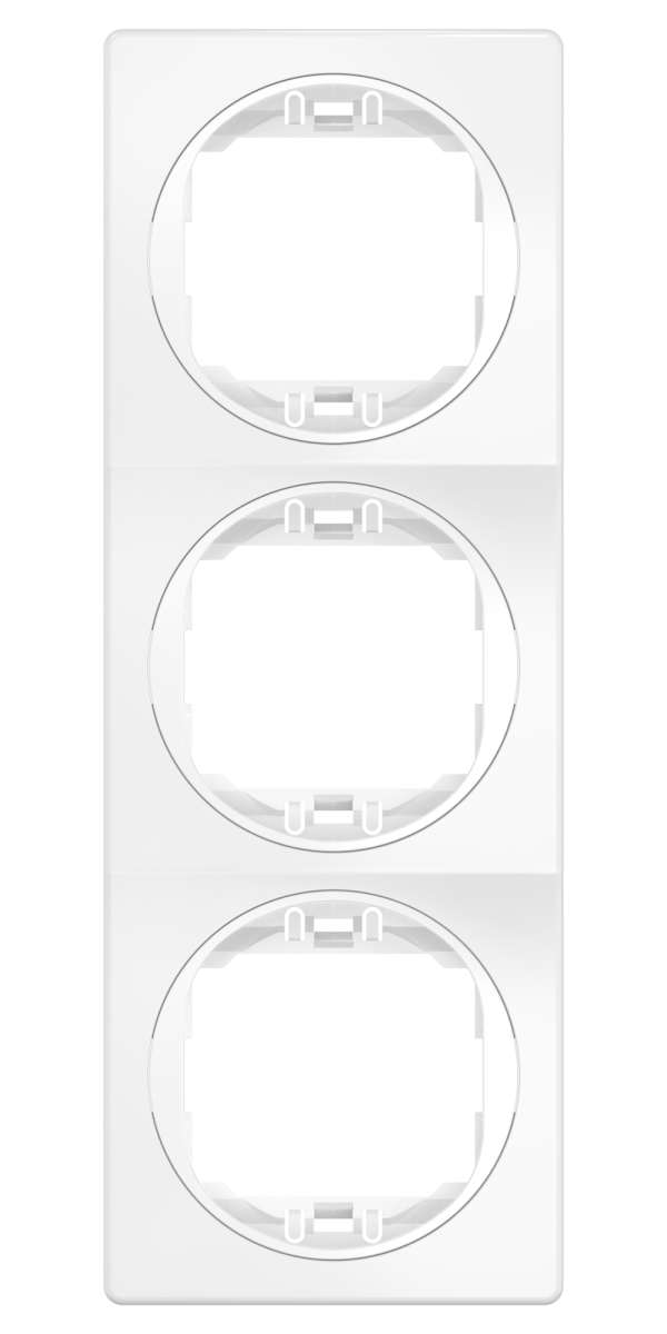 Рамка декоративная CADUCEUS ALING EON, трёхместная, вертикальная