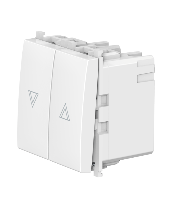 Выключатель встраиваемый CADUCEUS ALING EXPERIENCE для рольставней/жалюзи, кнопочный, 16А, 250В~