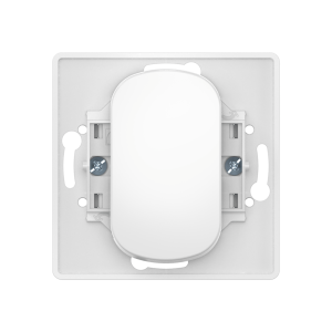 Выключатель скрытой установки одноклавишный CADUCEUS ALING EON с узкой клавишей, проходной, 10АХ, 250В~, механизм