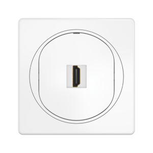 Розетка скрытой установки CADUCEUS ALING EON с модулем Keystone HDMI тип A-A