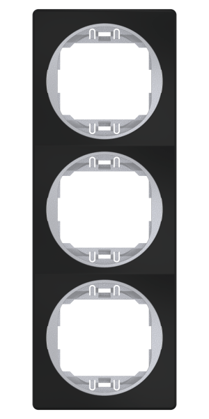 Рамка декоративная CADUCEUS ALING EON, трёхместная, вертикальная