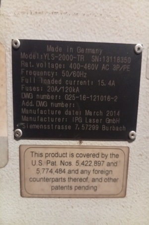 Оптоволоконный лазер ermaksan SM 3000х1500 2000W