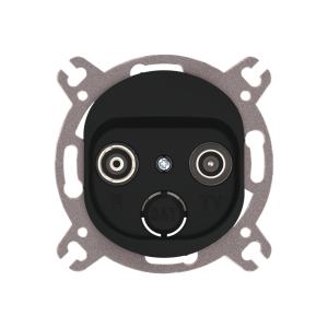 Механизм встраиваемой проходной антенной розетки TV/FM CADUCEUS ALING EON