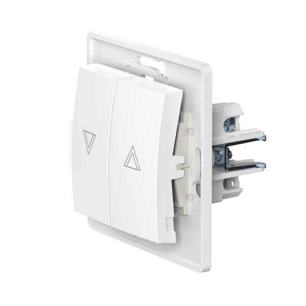 Выключатель скрытой установки CADUCEUS ALING PRESTIGE кнопочный для рольставней/жалюзи, 10А, 250В~, механизм