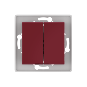 Выключатель скрытой установки CADUCEUS ALING PRESTIGE двухклавишный, 10АХ, 250В~, механизм