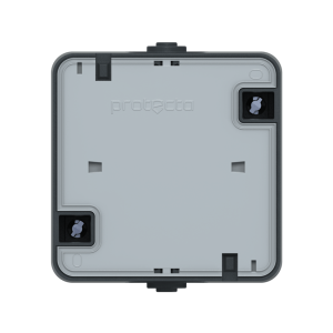 Выключатель одноклавишный кнопочный CADUCEUS ALING PROTECTA для открытой проводки, с символом «свет», 10АХ, 250В~