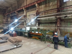 Линия поперечной резки рулонной стали 0,5-3 мм