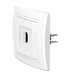 Розетка скрытой установки CADUCEUS ALING PRESTIGE с модулем Keystone HDMI тип A-A