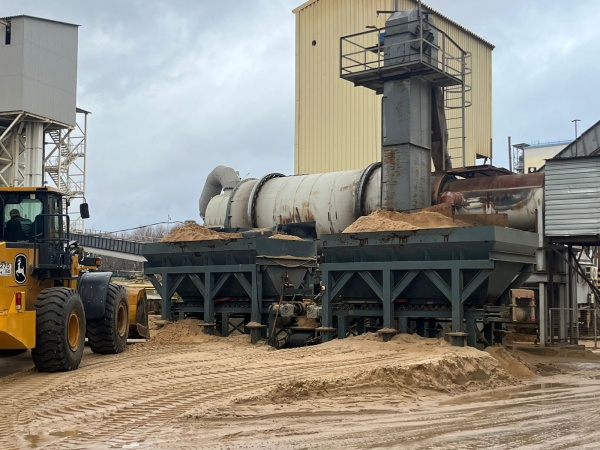 Комплекс оборудования для сушки песка