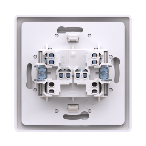 Выключатель скрытой установки CADUCEUS ALING PRESTIGE одноклавишный, перекрёстный, 10АХ, 250В~