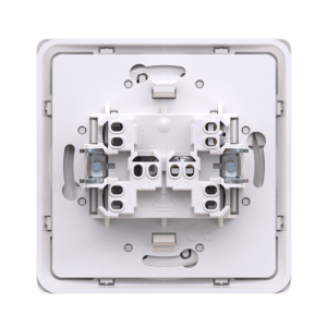 Выключатель скрытой установки CADUCEUS ALING EON, кнопочный, с символом «Свет», 10АХ, 250В~