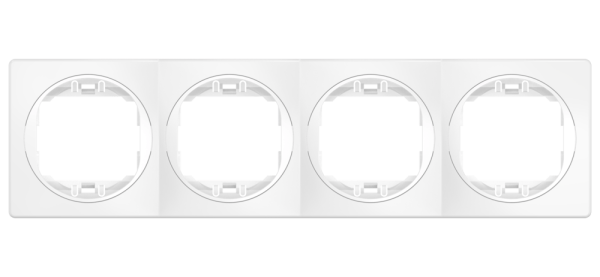 Рамка декоративная CADUCEUS ALING EON, четырёхместная, горизонтальная