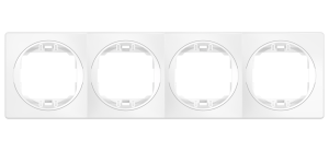 Рамка декоративная CADUCEUS ALING EON, четырёхместная, горизонтальная