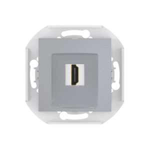 Розетка скрытой установки CADUCEUS ALING PRESTIGE с модулем Keystone HDMI тип A-A, механизм