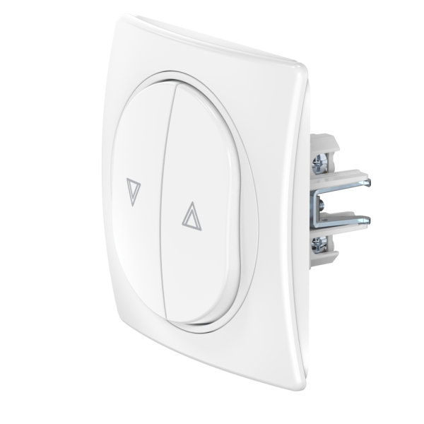 Выключатель скрытой установки CADUCEUS ALING EON, кнопочный, для рольставней, 10А, 250В~