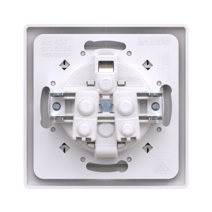 Розетка CADUCEUS ALING PRESTIGE скрытой установки с пластиковым основанием, с заземлением без шторок, 16А, 250В~