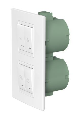 Комплект встраиваемых выключателей CADUCEUS ALING EXPERIENCE для ванной комнаты, 16А, 250В~