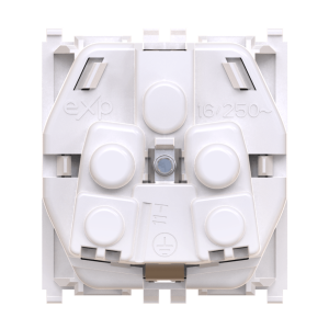 Розетка CADUCEUS ALING EXPERIENCE электрическая, модульная с крышкой, для скрытой проводки, механизм, 16А, 250 В~