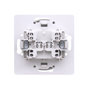 Выключатель CADUCEUS ALING EON скрытой установки, одноклавишный, с узкой клавишей, перекрёстный, с индикацией, 10АХ, 250В~, механизм