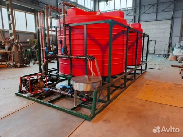 Мобильный растворный узел