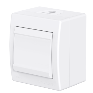 Выключатель одноклавишный CADUCEUS ALING POWER для открытой проводки, 10АХ, 250В~