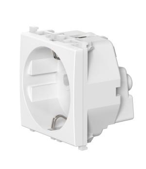 Розетка электрическая антибактериальная CADUCEUS ALING EXPERIENCE для скрытой проводки, модульная, 16А, 250В~