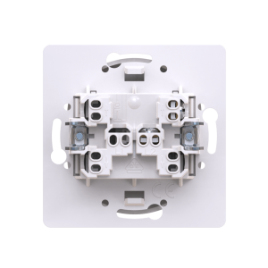 Выключатель скрытой установки CADUCEUS ALING EON, кнопочный, с символом «Свет», с индикацией, 10АХ, 250В~, механизм