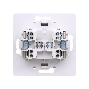 Выключатель скрытой установки CADUCEUS ALING PRESTIGE одноклавишный, перекрёстный, с индикацией, 10АХ, 250В~, механизм