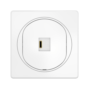 Розетка скрытой установки CADUCEUS ALING EON USB тип С для зарядки 1-го устройства, 3А, 5В=, 250В~