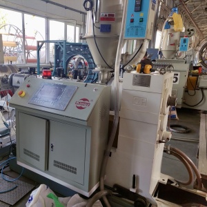 Экструдер SJ45/33 с бункером-сушилкой