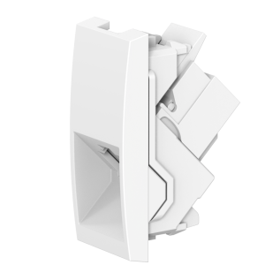 Розетка CADUCEUS ALING MODE телефонная, с модулем Keystone RJ12 6P6C cat.3, модульная, для скрытой проводки, механизм