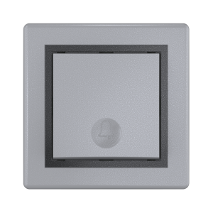 Выключатель скрытой установки CADUCEUS ALING PRESTIGE кнопочный, с символом «Звонок», 10А, 250В~
