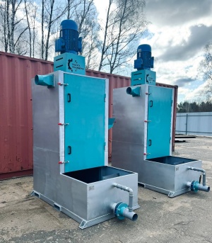 Центрифуга для ПЭТ и твердого пластика